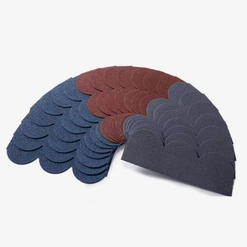 Fish Scale Stone Coated Metal Roofing Tiles