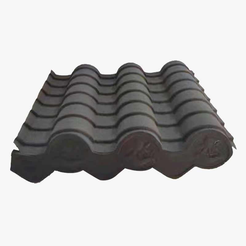 Indigo stone coated roofing steel shingles