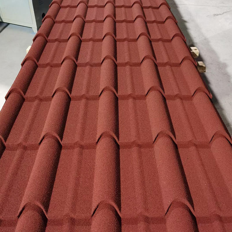 Bamboo Joint colored stone coated steel roofing