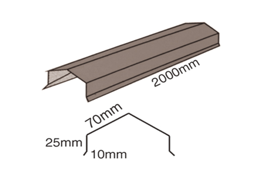 One-piece Joint Colored Stone Coated Roofing Tiles